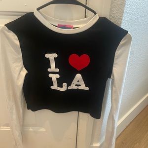 LA Love Top NWOT